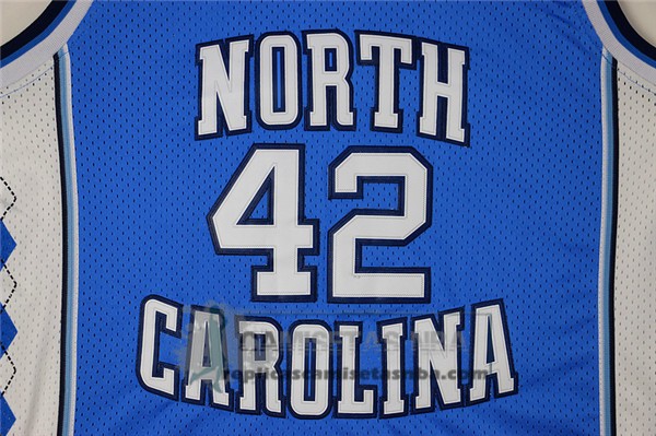 Camiseta NCAA Universidad de Carolina del Norte Stackhouse Azul